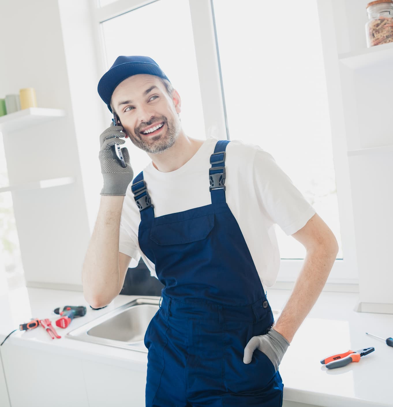 Elektriker som bruker Anrop